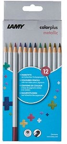 LAMY colorplus metallic Buntstifte farbsortiert, 12 St.