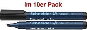 Thumbnail - Schneider Maxx 133 Permanentmarker schwarz 1,0 - 4,0 mm, 10 St.