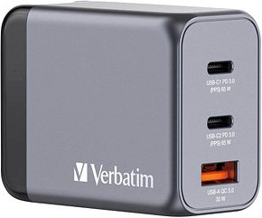 verbatim GNC-65 Ladeadapter grau, 65 W