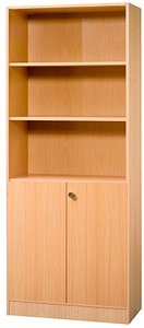 HAMMERBACHER Regalschrank Haziender, V6770/6/6/SG buche 80,0 x 42,0 x 200,4 cm, 1 St.