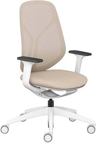 sedus Bürostuhl se:kit Membran, sn-821/010 Stoff beige, Gestell grau