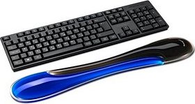 Kensington Handballenauflage Slim Duo Gel für Tastaturen blau