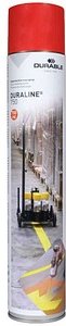 Bodenmarkierungsspray Durable DURALINE®, Inhalt 750 ml, rot ähnlich RAL 3001