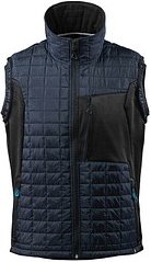 Thumbnail - MASCOT® unisex Thermoweste CLIMASCOT schwarzblau Größe XL