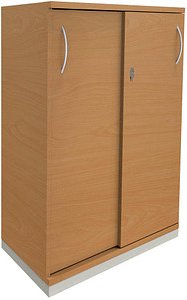fm Schiebetürenschrank Sidney, 4260267327845 buche 2 Fachböden 80,0 x 44,2 x 113,3 cm