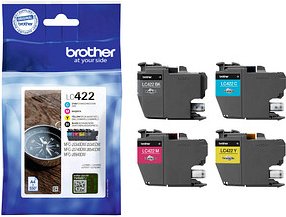 Thumbnail - brother LC-422VAL schwarz, cyan, magenta, gelb Druckerpatronen, 4er-Set