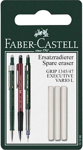 Thumbnail - FABER-CASTELL Radiergummis für Bleistifte weiß, 3 St.