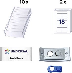 Thumbnail - AVERY Zweckform Namensschilder mit Magnet 7,0 x 3,0 cm, 1 Set