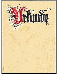 Thumbnail - SIGEL Briefpapier Urkunde Motiv DIN A4 185 g/qm 12 Blatt