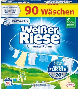 Weißer Riese Universal Pulver Waschmittel Pulver, 4,5 kg