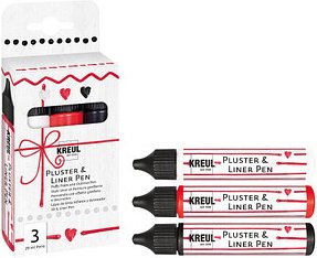 Thumbnail - KREUL Pluster-Pen farbsortiert, 3 St.