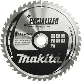 makita B-64630 EFFICUT Kreissägeblatt 260,0 mm, 45 Zähne