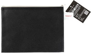 FolderSys Reißverschlussbeutel schwarz/grau 0,15 mm, 1 St.