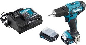 makita DF333DSAE Akku-Bohrschrauber-Set 12,0 V, mit 2 Akkus