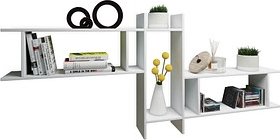 Thumbnail - VCM my home Wandregal Sirola Maxi weiß 188,0 x 20,0 x 80,0 cm, 1 St.