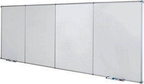 MAUL Whiteboard MAULpro Endlos-Whiteboard - Erweiterung 90,0 x 120,0 cm weiß kunststoffbeschichteter Stahl