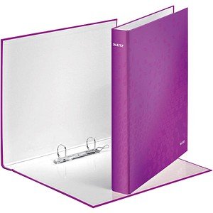 AKTION: LEITZ WOW Ringbuch 2-Ringe violett 4,0 cm DIN A4, 1 St. mit Prämie nach Registrierung