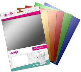 plottiX MetalFlex Aufbügelfolie farbsortiert Effekt-Folie 20,0 x 30,0 cm, 6 St.