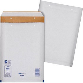 aroFOL® DOUBLE Luftpolstertaschen 4/D grau für DIN B5, 50 St.