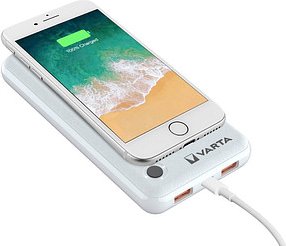 VARTA Wireless wireless Powerbank 15.000 mAh weiß