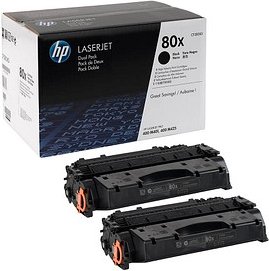 HP 80X (CF280XD) schwarz Tonerkartuschen, 2er-Set