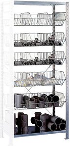 Thumbnail - SCHULTE Anbauregal 13675 silber, verzinkt 100,0 x 50,0 x 230,0 cm