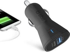 sbs Kfz-Ladeadapter schwarz, 15 Watt