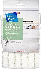 flink & sauber Wischbezug für Bodenwischer Mikrofaser 60 °C waschbar, 1 St.