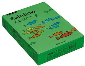 Rainbow Kopierpapier COLOURED PAPER intensivgrün DIN A4 80 g/qm 500 Blatt