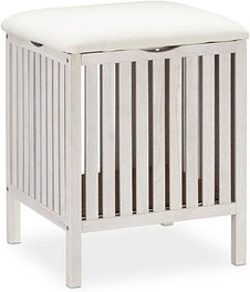 Thumbnail - relaxdays Wäschetruhe weiß