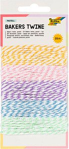 folia Kordeln Deko Pastell matt weiß -orange, -rot, -blau, -braun, -schwarz 2,0 mm x 5x 4,0 m