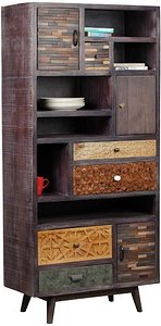 Thumbnail - Garden Pleasure Regalschrank TOBOL, 304070 braun 80,0 x 40,0 x 183,0 cm, 1 St.