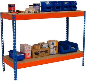 Thumbnail - Simonrack Werkbank SIMONWORK BASIC 2 orange, blau 120,0 x 60,0 x 90,0 cm
