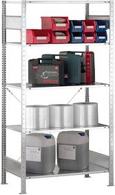 Thumbnail - SCHULTE Schwerlastregal 12740-130 silber 130,0 x 40,0 x 200,0 cm