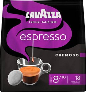 Thumbnail - LAVAZZA Espresso Cremoso Kaffeepads, Arabica- und Robustabohnen 125,0 g