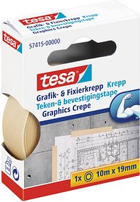 tesa Kreppband beige 19,0 mm x 10,0 m 1 St.