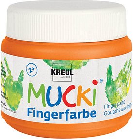 Thumbnail - KREUL MUCKI Fingerfarbe orange 150,0 ml, 1 St.