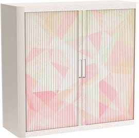 PAPERFLOW easyOffice Colour Rollladenschrank 61540 2 Fachböden 110,0 x 41,5 x 104,0 cm