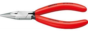 Thumbnail - KNIPEX Feinmechanikerzange 37 31 125 poliert, flach-runde Backen 12,5 cm