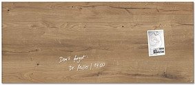 SIGEL Glas-Magnettafel artverum® 130,0 x 55,0 cm Natural Wood