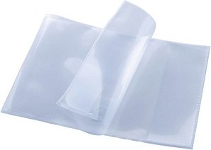 DONAU Heftumschlag transparent DIN A5 quer