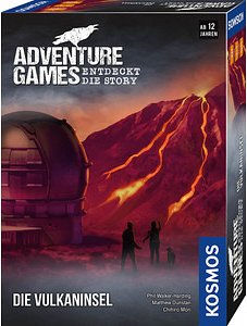 KOSMOS Adventure Games - Die Vulkaninsel Brettspiel, 1 St.