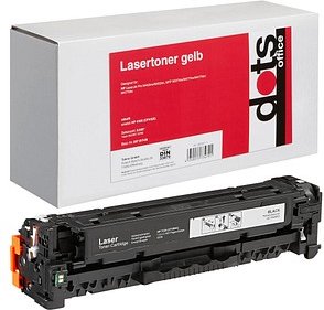 dots gelb Toner kompatibel zu HP 410X (CF412X)