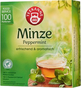 TEEKANNE Pfefferminze Tee 100 Portionen