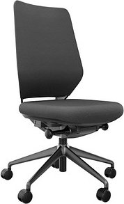 Thumbnail - fm Bürostuhl Asiento, 4260761570310 Stoff anthrazit, Gestell schwarz