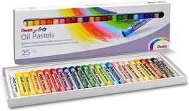 Pentel Oil Pastels Ölkreide farbsortiert 25 St.