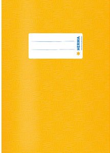 Thumbnail - HERMA Heftumschlag mit Baststruktur gelb Kunststoff DIN A5