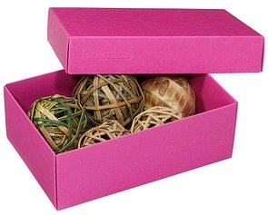Thumbnail - BUNTBOX M Geschenkboxen 1,1 l pink 17,0 x 11,0 x 6,0 cm, 3 St.
