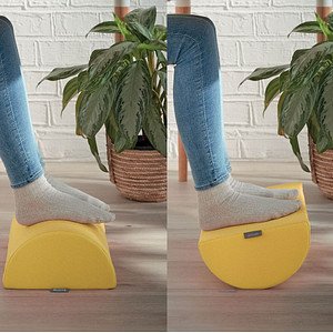 Thumbnail - LEITZ Fußstütze Ergo Cosy gelb Stoff