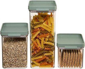 Thumbnail - MEPAL Vorratsdosen-Set Omnia grün 0,7/1,1/2,0 l, 1 Set